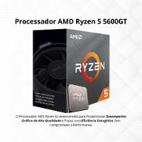 Kit Upgrade Amd Ryzen 5 5600gt Vega 8 Placa Mãe A520 Memória Ram 16gb Ddr4 - 5