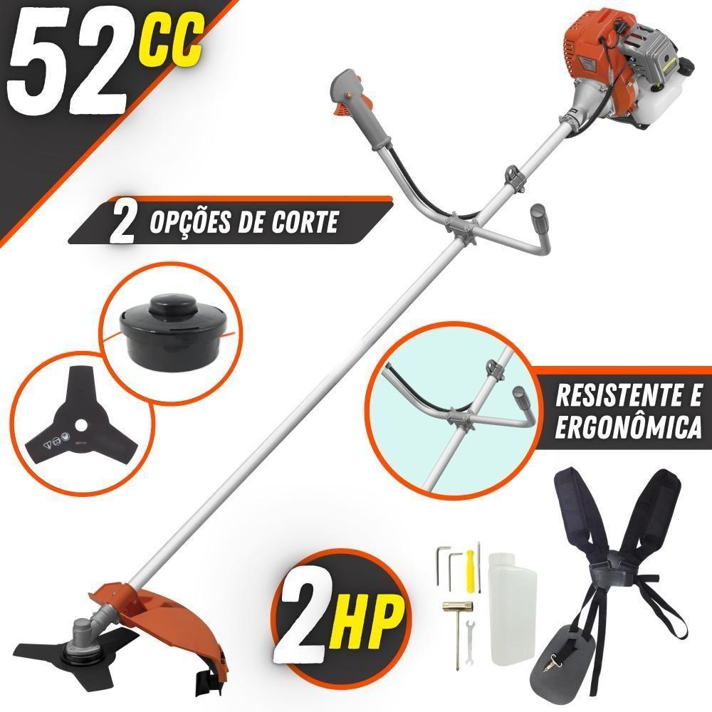 Roçadeira á Gasolina Tekna Rl520ac-g2 2t 52cc 2hp 13.000rpm - 2