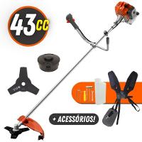 Roçadeira Aparador De Grama Gasolina Tekna Rl430acn-tk 43cc - 2