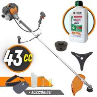 Roçadeira Com óleo Stihl Rl430-p Plus Tekna 2t 43cc 1,7hp - 2