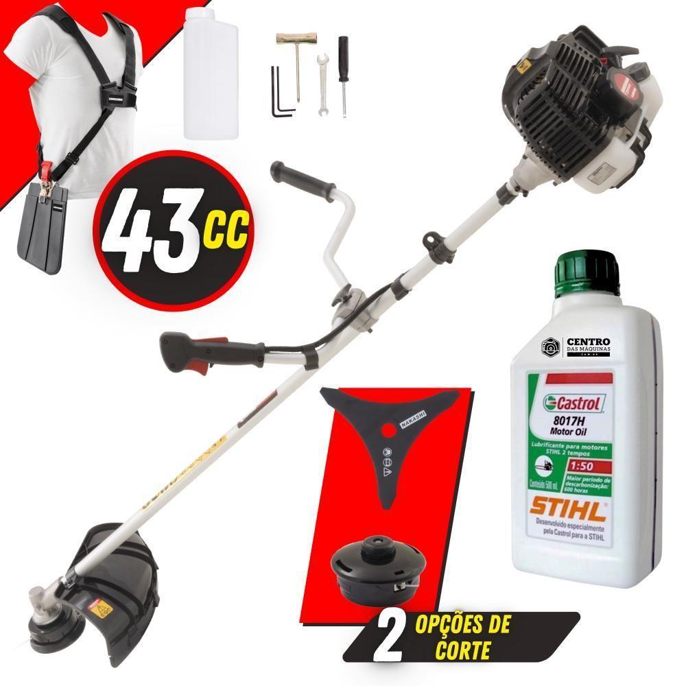 Roçadeira Com óleo Stihl 2t 43cc 1,7hp Kawashima Kw43-le - 8