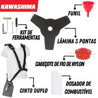 Roçadeira Alta Performance Kawashima Kw52-l + óleo Stihl 2t - 6