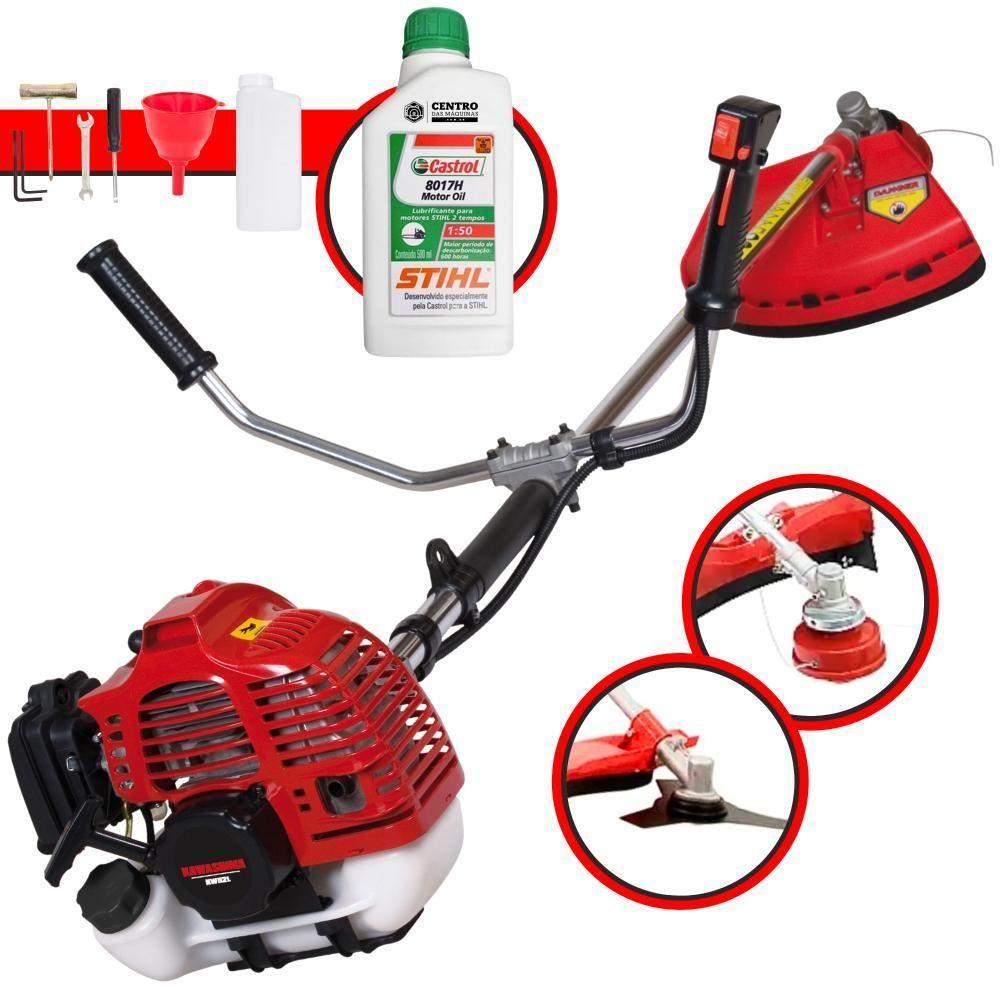 Roçadeira Kawashima Kw52-l Kw52l 52cc 2,5hp + óleo Stihl 2t - 2