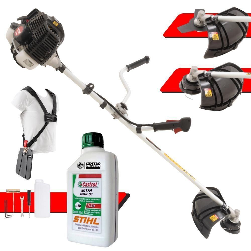 Roçadeira Kawashima Kw52-le 52cc 2,5hp + óleo Stihl 2t - 3