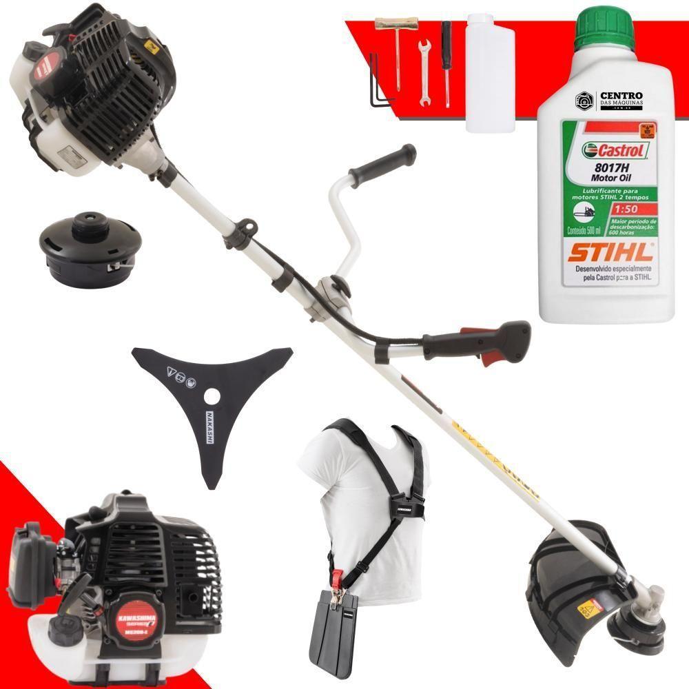 Roçadeira Com óleo Stihl 2t 52cc 2,5hp Kawashima Kw52-le - 2