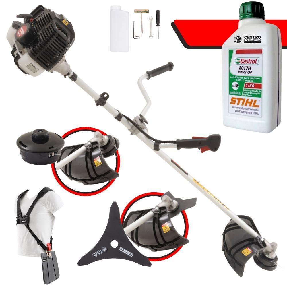 Roçadeira Alta Performance Kawashima Kw43-le + óleo Stihl 2t - 2