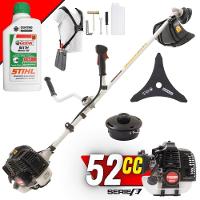 Roçadeira Alta Performance Kawashima Kw52-le + óleo Stihl 2t - 10