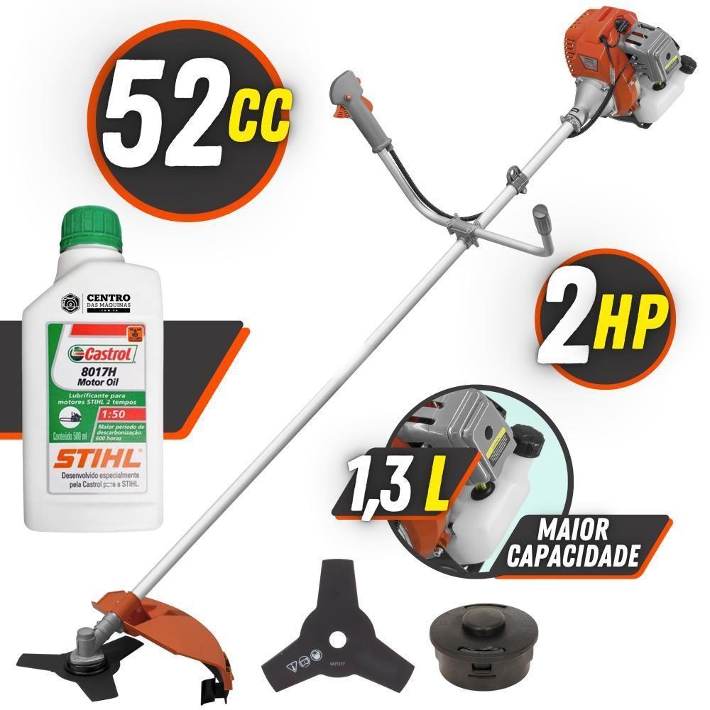 Roçadeira Tekna Rl520acg2 Lâmina 3p E Cabeçote + óleo Stihl - 2