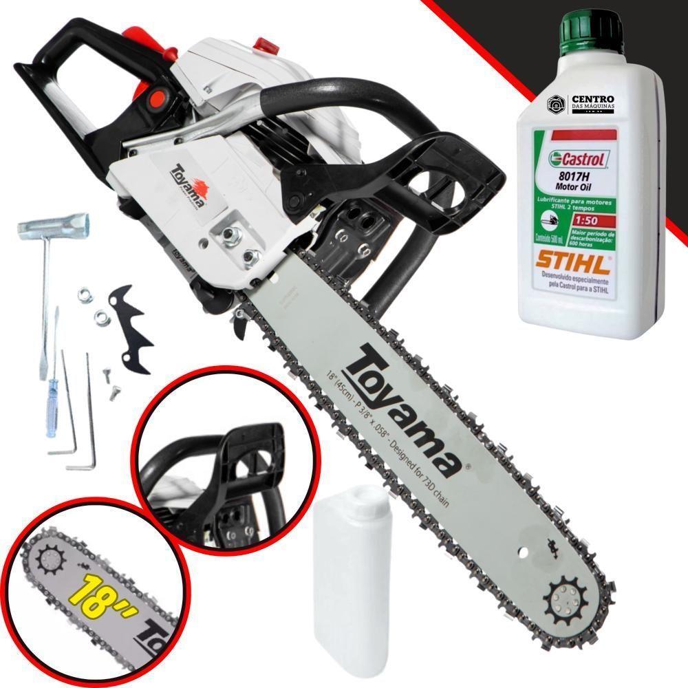 Motosserra á Gasolina Toyama Tcs58h 55cc 3,2hp + óleo Stihl - 2