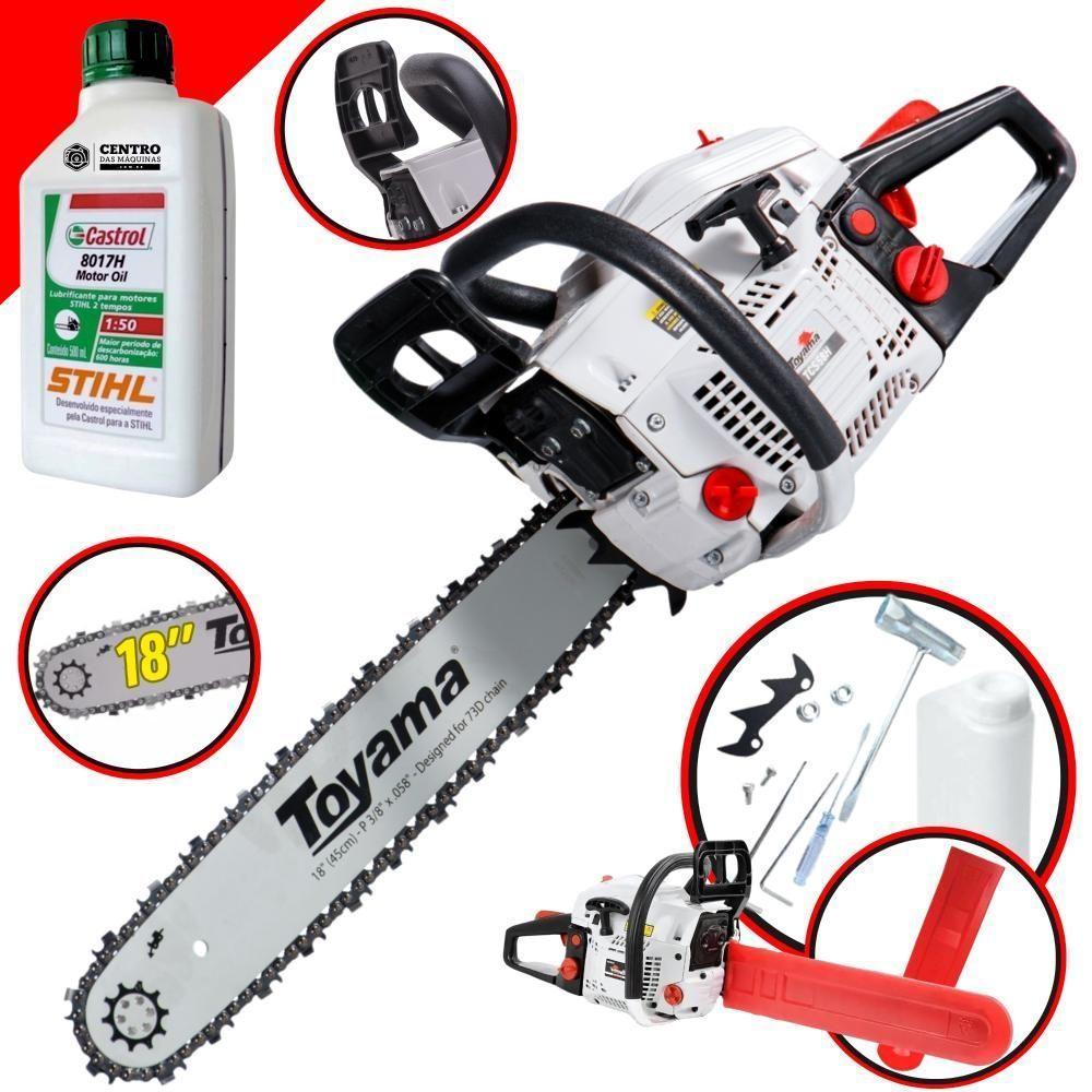 Motosserra Profissional Gasolina Toyama Tcs58h C- óleo Stihl - 2