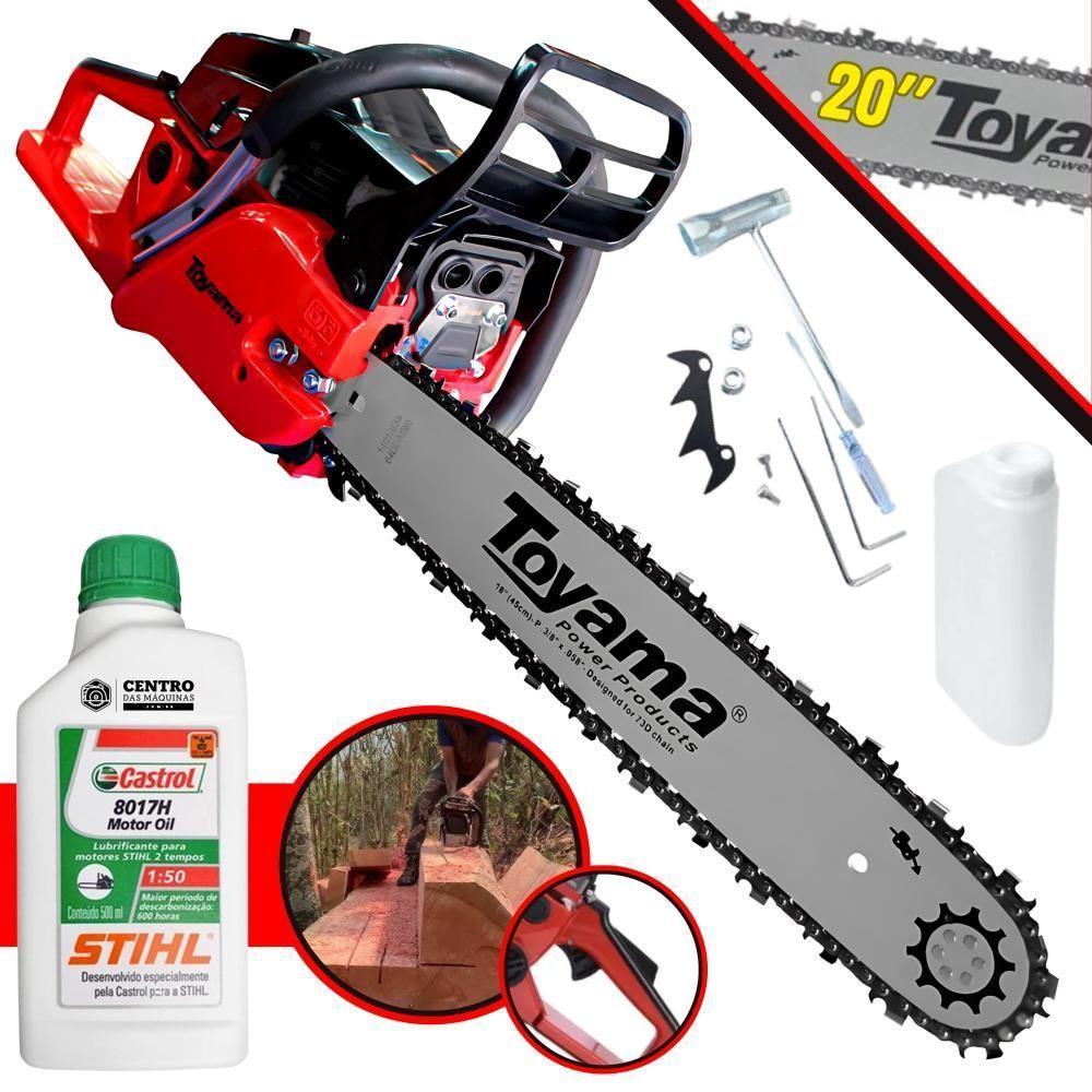 Moto Serra Motosserra Gasolina Toyama Tcs58f-g2 + óleo Stihl - 2