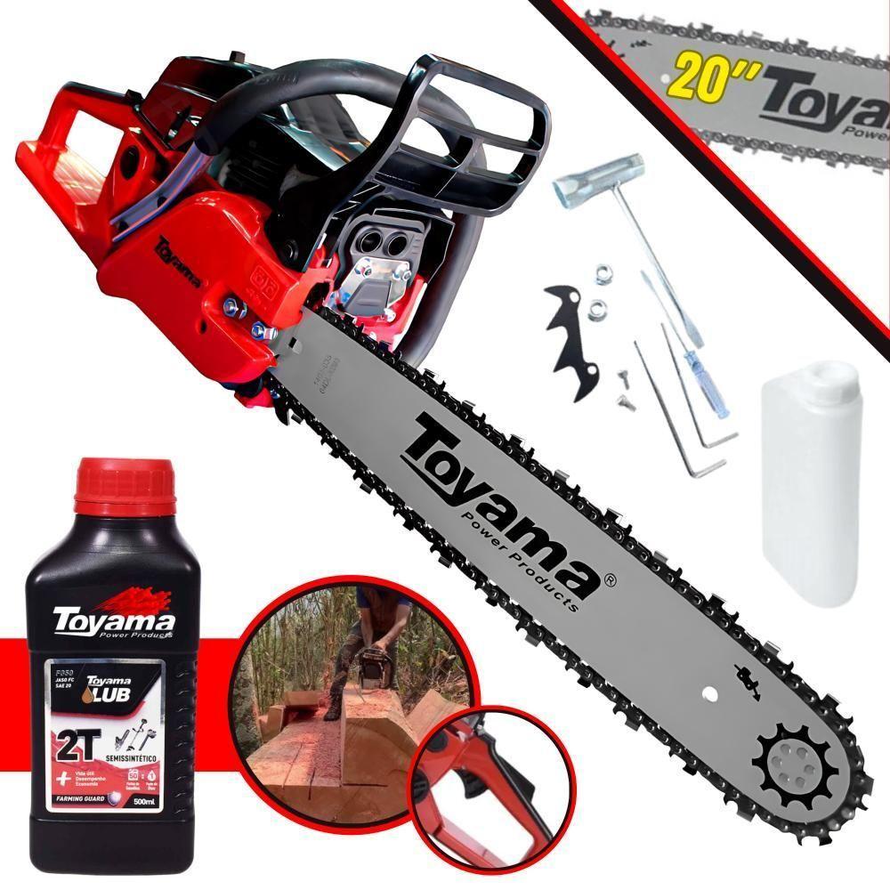 Motosserra Com óleo Toyama Tcs58f-g2 55cc 3,2hp Sabre 20\" - 2