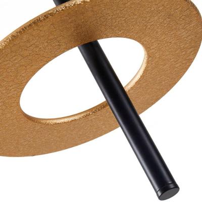 Lustre Pendente Nordecor Kote 2759 Preto- Dourado Led Bivolt