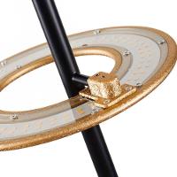 Lustre Pendente Nordecor Kote 2759 Preto- Dourado Led Bivolt - 2