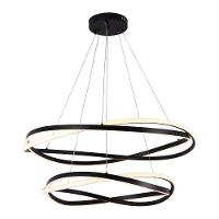 Lustre Pendente Nordecor Euni Odi 2877 Preto Led Bivolt - 3