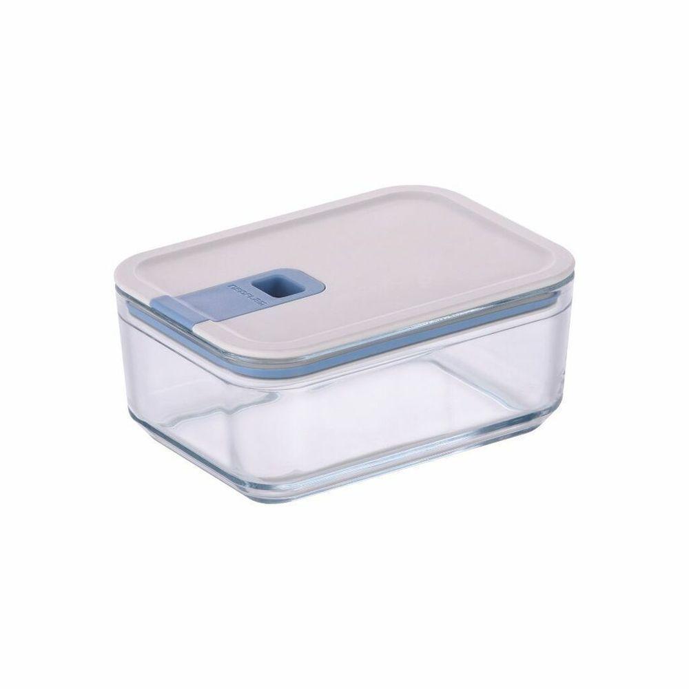 Pote De Vidro Hermético Retangular - Tampa Com Alavanca - 750ml - Perfect Seal - Neoflam - 1