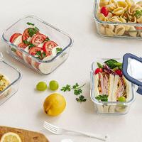 Pote De Vidro Hermético Retangular - Válvula Na Tampa De Vidro - 800ml - Glacé Z- Neoflam - 2