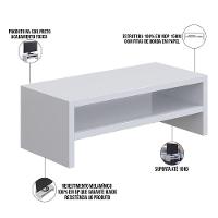 Kit 03 Suportes Para Monitor Stand Home Office Lap 63 Cm L03 Branco - Lyam - 3
