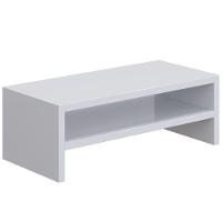 Kit 03 Suportes Para Monitor Stand Home Office Lap 63 Cm L03 Branco - Lyam