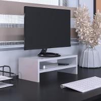 Kit 03 Suportes Para Monitor Stand Home Office Lap 63 Cm L03 Branco - Lyam - 5