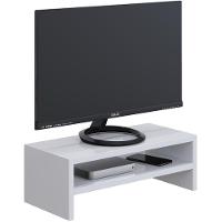 Kit 04 Suportes Para Monitor Stand Home Office Lap 63 Cm L03 Branco - Lyam - 8