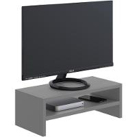 Kit 03 Suportes Para Monitor Stand Home Office Lap 63 Cm L03 Cinza - Lyam