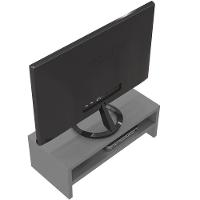 Kit 03 Suportes Para Monitor Stand Home Office Lap 63 Cm L03 Cinza - Lyam - 5