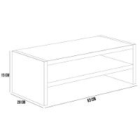 Kit 03 Suportes Para Monitor Stand Home Office Lap 63 Cm L03 Amadeirado - Lyam - 9