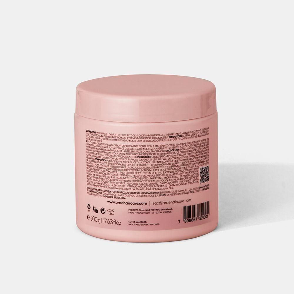 Braé Go Curly Crespos Máscara Capilar Condicionante 500g - 2