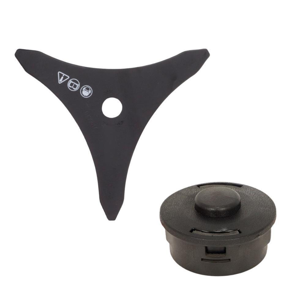 Roçadeira Tekna Rl520p Faca 3p E Carretel + óleo Toyama - 6