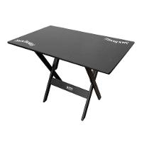 Conjunto Mesa Dobrável Madeira 110x70 Com 4 Cadeiras Personalizada Jack Preta - Cor: Preto - 5