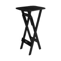 Kit 4 Conjuntos Mesa Bistrô Bar Dobrável Com 4 Cadeiras Em Madeira Maciça - Preto - Preto - 5