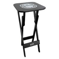 Kit 4 Conjuntos Bistrô Mesa Com 4 Banquetas Dobráveis De Madeira Personalizada Hei - Preta