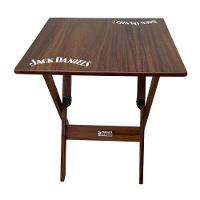 Mesa Dobrável 70x70 Madeira Personalizada Jack Imbuia - Cor: Marrom - 3