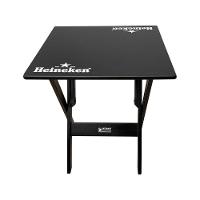 Mesa Dobrável 70x70 Madeira Personalizada Hei Preta - Cor: Preto - 3