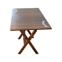 Mesa Dobrável 110x70 Madeira Personalizada Jack Imbuia - Cor: Marrom - 3