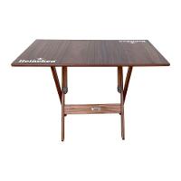 Mesa Dobrável 110x70 Madeira Personalizada Hei Imbuia - Cor: Marrom - 3