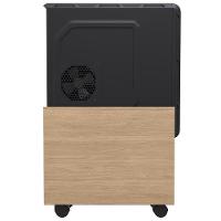 Kit 03 Suportes Para Cpu E Nobreak Com Rodízios Guide L03 Amadeirado - Lyam - 5