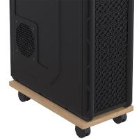 Suporte Para Cpu Com Rodízios Cyber L03 Amadeirado - Lyam - 5