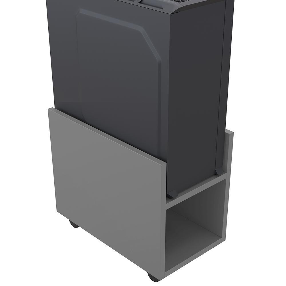 Suporte Para Cpu E Nobreak Com Rodízios Guide L03 Cinza - Lyam - 3