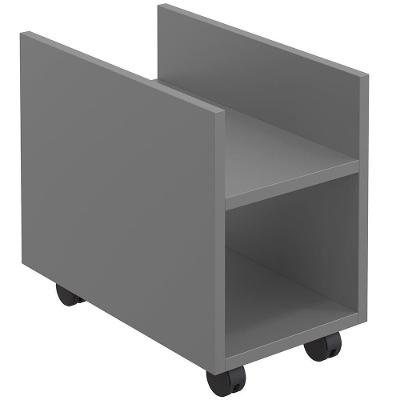 Suporte Para Cpu E Nobreak Com Rodízios Guide L03 Cinza - Lyam