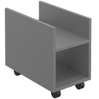 Suporte Para Cpu E Nobreak Com Rodízios Guide L03 Cinza - Lyam - 1