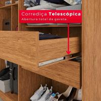 Guarda-roupa Casal 100% Mdf 8 Portas E 4 Gavetas Herrera - Tudo De Móveis Cinamomo