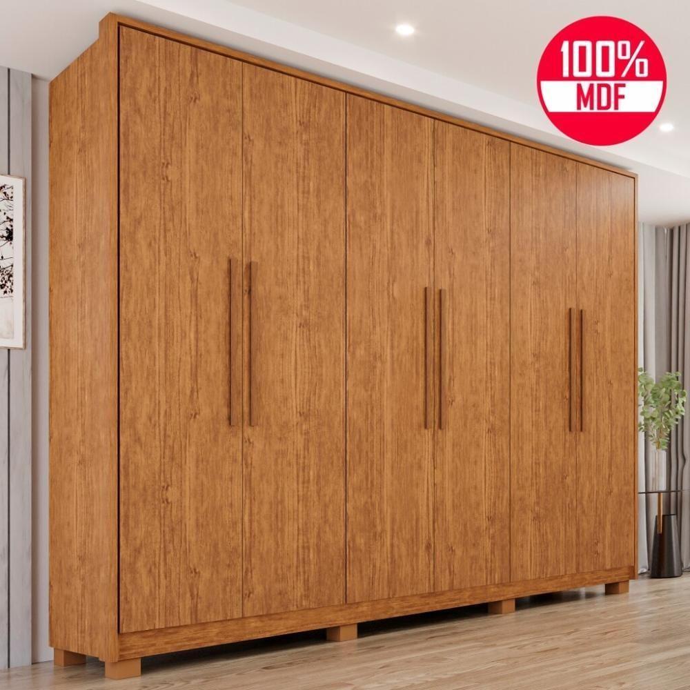 Guarda-roupa Casal 100% Mdf 6 Portas E 6 Gavetas Premium - Tudo De Móveis Cinamomo - 1