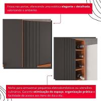 Cozinha 6 Portas 2 Gavetas Amanda - Tudo De Móveis Cinamomo/off - 9