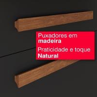 Cozinha 8 Portas 2 Gavetas Aurora Com Espelho - Tudo De Móveis Cinamomo/off - 8