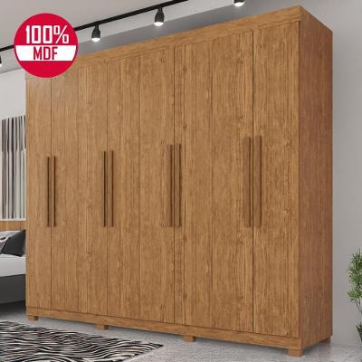 Guarda-roupa De Casal 100% Mdf 8 Portas 4 Gavetas Itália - Tudo De Móveis Cinamomo