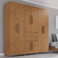 Guarda-roupa De Casal Giga Top 8 Portas 2 Gavetas - Tudo De Móveis Cinamomo - 1