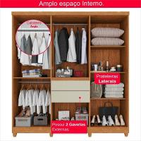 Guarda-roupa De Casal Giga Top 8 Portas 2 Gavetas - Tudo De Móveis Cinamomo - 3