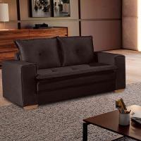 Sofá Fixo De 2 Lugares Unique 1,60m - Tudo De Móveis Cinza - 2